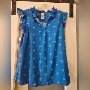 Disney Vacatuom Club Blouse Ruffles